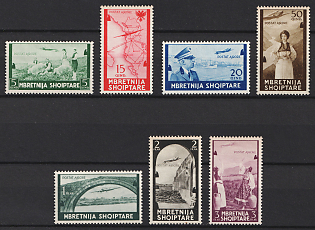 1940 Albania, Italian Occupation, Airmail