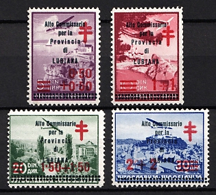 1941 Ljubljana Province, Yugoslavia, Italian Occupation, Signed, Complete Set