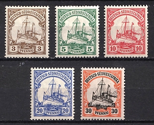 1906-19 South West Africa, German Colonies, Kaiser’s Yacht, Germany