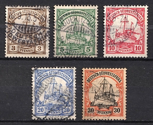 1906-19 South West Africa, German Colonies, Kaiser’s Yacht, Germany