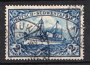 1911 2m South West Africa, German Colonies, Kaiser’s Yacht, Germany