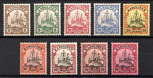 1900 Caroline Islands, German Colonies, Kaiser’s Yacht, Germany