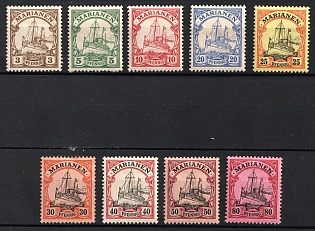 1901 Mariana, German Colonies, Kaiser’s Yacht, Germany