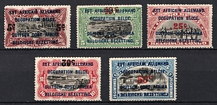1922 Belgian Congo, Belgian Occupation of German East Africa, Issues of the Mandate Administration, Full Set