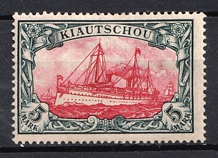 1901 5m Kiautschou, German Colonies, Kaiser’s Yacht, Germany
