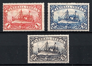 1901 Marshall Islands, German Colonies, Kaiser’s Yacht, Germany