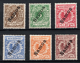 1900 Samoa, German Colonies, Germany, Full Set