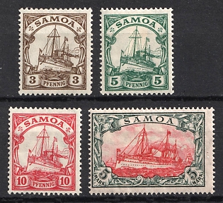 1919 Samoa, German Colonies, Kaiser’s Yacht, Germany