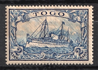 1900 2m Togo, German Colonies, Kaiser’s Yacht, Germany