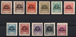 1925 Port Gdansk, Danzig Gdansk, Germany, Complete Set