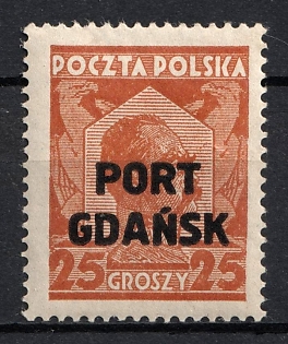 1928 25gr Port Gdansk, Danzig Gdansk, Germany, Complete Set