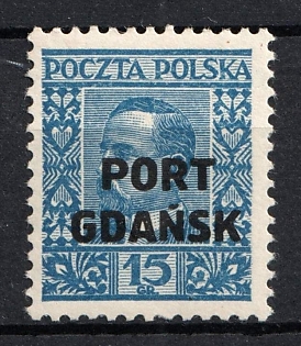 1928 15gr Port Gdansk, Danzig Gdansk, Germany, Complete Set