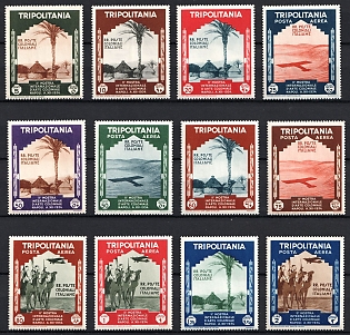 1934 Tripolitania, Italian Colonies, Airmail, Complete Set