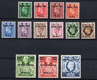 1950 British Occupation of Tripolitania, Complete Set