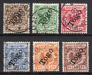 1897-99 Togo, German Colonies, Germany, Full Set