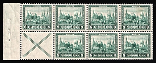 1930 Weimar Republic, Germany, Se-tenant, Zusammendrucke, Block
