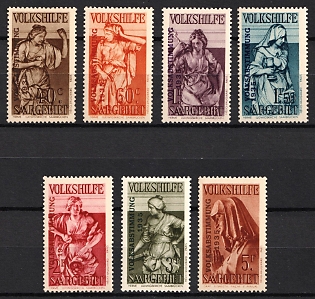1934 Saar, Germany, Signed, Complete Set