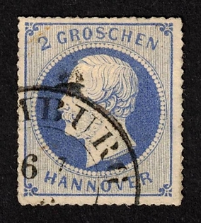 1864 2gr Hannover, German States, Germany