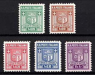 1944  Italy, Campione d'Italia, Local Issues, Complete Set