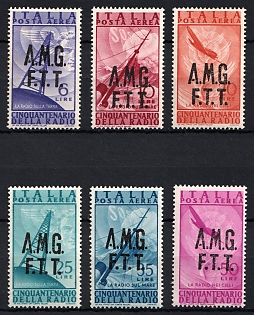 1947 Trieste, Italy, Zone A, Allied Military Government, Airmail, Complete Set