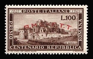 1949 100L, Trieste, Italy, Zone A, Allied Military Government, Complete Set