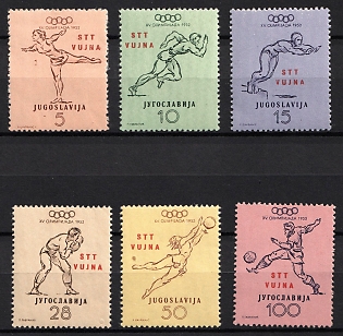1952 Trieste, Italy, Zone B, Yugoslav Military Government, Complete Set