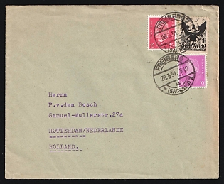 1931 Nazi Germany Third Reich Propaganda Label on Cover