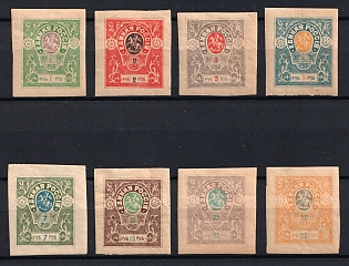 1920 Denikin Army, Unofficial Issue, Russia, Civil War, Complete Set