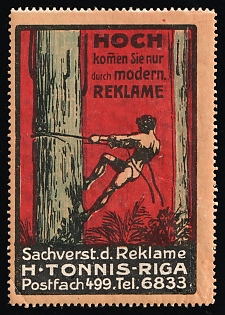 German, You Only Get High Through Modern. Advertising, Russian Advertisement for Foreign Countries, Russian Empire Cinderella