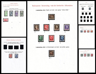 Italian Occupation, Collection of Different Issues of Stamps