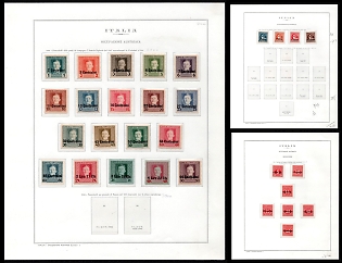 Austria, Italian Occupation, Collection of Different Issues of Stamps