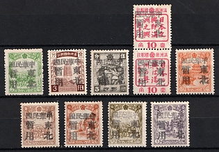 1945-47 Sui Leng, China Manchurian Local Overprints on Manchukuo Stamps