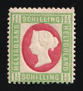 1873 1 1/2S Heligoland, German States, Germany, Signed by Jules Beringer