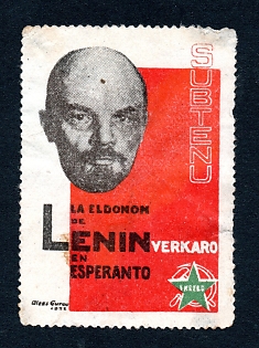 1931 Lenin Esperanto label