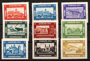 1935 OSTROPA, Eastern European Postage Stamp Exhibition, Cinderella