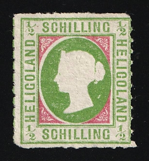 1/2S Heligoland, German States, Germany, Berlin Reprint