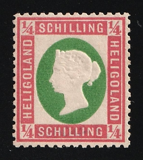 1/4S Heligoland, German States, Germany, Leipzig Reprint