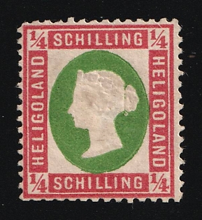 1/4S Heligoland, German States, Germany, Berlin Reprint