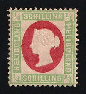 1/4S Heligoland, German States, Germany, Berlin Reprint