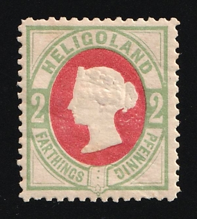 2F/2Pf Heligoland, German States, Germany, Reprint