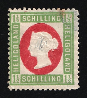 1 1/2S Heligoland, German States, Germany, Hamburg Reprint