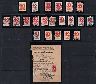 Collection of Unions or Societies Credit Revenues Membership Fees, Soviet Russia