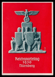 German Eagle Third Reich Nazi Propaganda Postcard