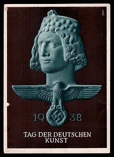 German Eagle Third Reich Nazi Propaganda Postcard