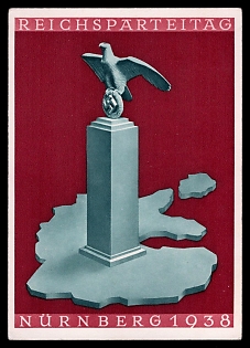 German Eagle Third Reich Nazi Propaganda Postcard