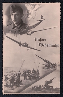 Army Military Third Reich Nazi Propaganda Postcard