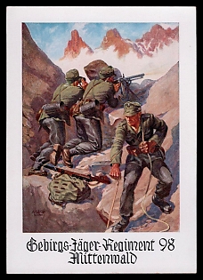 Army Military Third Reich Nazi Propaganda Postcard