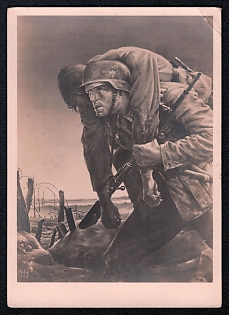 Army Military Third Reich Nazi Propaganda Postcard