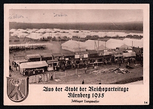 Nazi Party Nuremberg Rallies Third Reich Nazi Propaganda Postcard