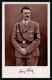 Hitler Third Reich Nazi Propaganda Postcard